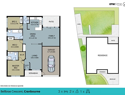 40 Bellbrae Crescent, Cranbourne West, South East Melbourne, 3 침실, 2 욕실, House