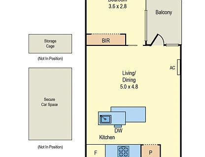 108/244 Dorcas Street, South Melbourne, Melbourne CBD, 1房, 1浴, Apartment