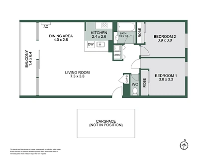 40/632 St Kilda Road, Melbourne, Melbourne CBD, 2 침실, 1 욕실, Apartment