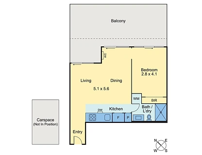 116/108 Haines Street, North Melbourne, Melbourne CBD, 1房, 1浴, Apartment