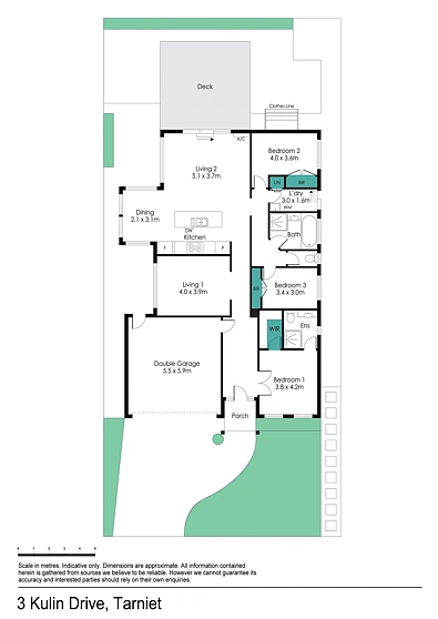 3 Kulin Drive, Tarneit, VIC 3029, 3房, 2浴, House