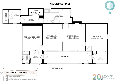 119 Main Road, Austins Ferry, TAS 7011, 2 slaapkamers, 1 badkamers, House
