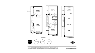 39/107 Grote Street, Adelaide, SA 5000, 3房, 1浴, Townhouse