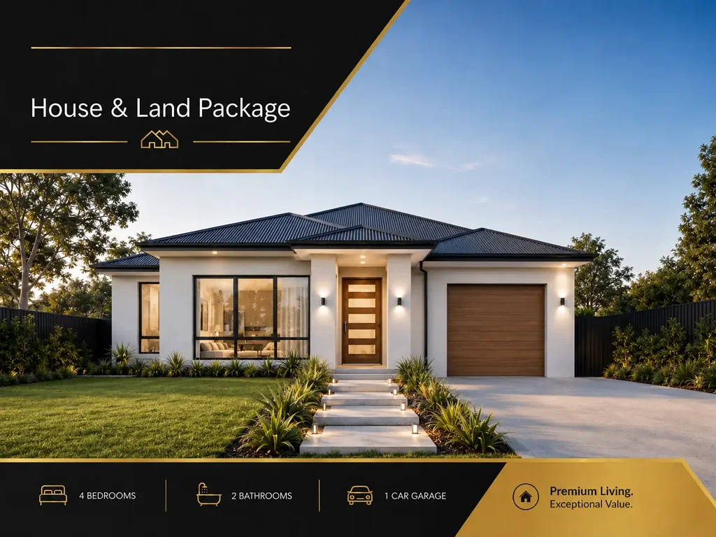 Austral House & Land - Full Turn Key Package - Next to Austral Plaza