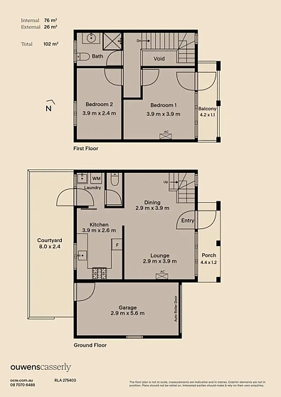Plano ng Bahay - 1/18 Byron Road, Black Forest, SA 5035