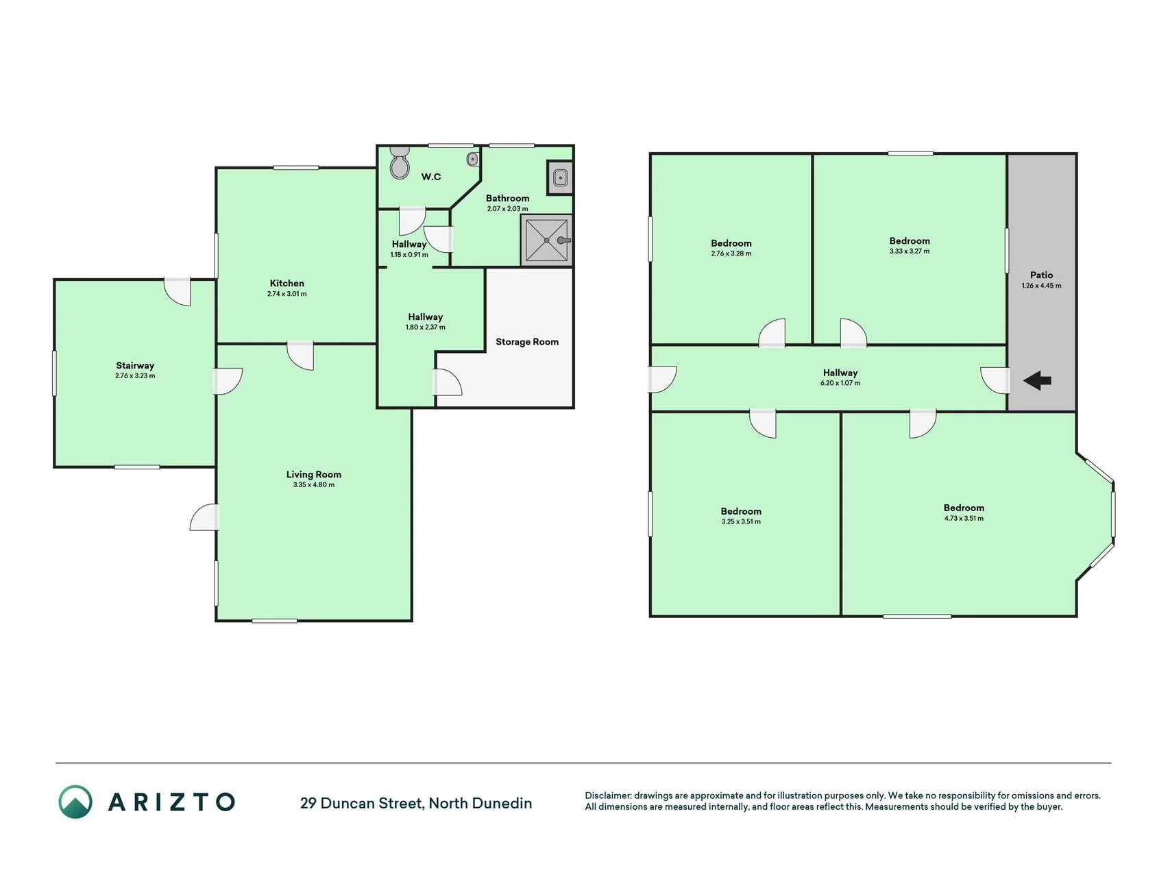 29 Duncan Street, City Centre, Dunedin City, Otago, 4 Bedrooms, 1 Bathrooms, House