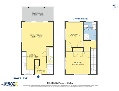 1/44 Fields Parade, Oteha, North Shore City, 2 Kuwarto, 1 Banyo, Unit