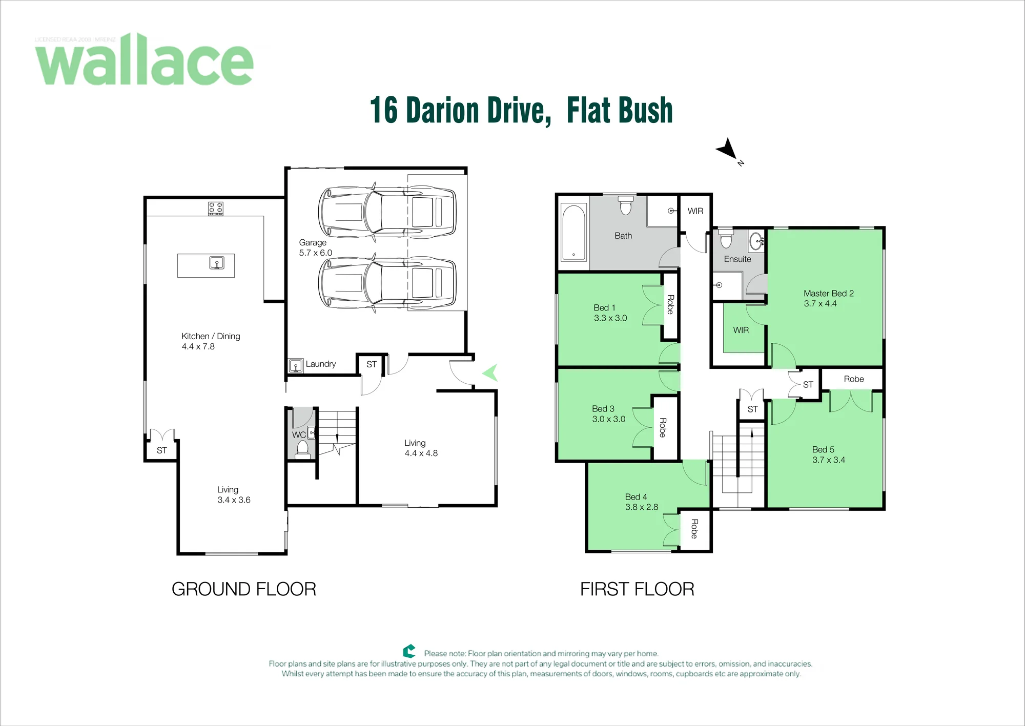 16 Darion Drive, Flat Bush, Manukau City, Auckland, 5 Bedrooms, 2 Bathrooms, House