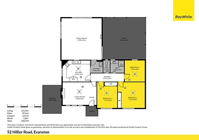 52 Hillier Road, Evanston, SA 5116, 3房, 1浴, House