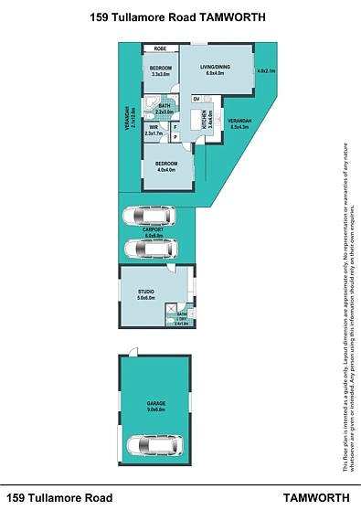 159 Tullamore Road, Tamworth, NSW 2340, 3 slaapkamers, 2 badkamers, House