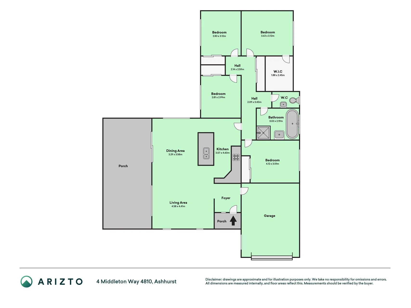 4 Middleton Way 4810, Ashhurst, Palmerston North City, 4 Bedrooms, 1 Bathrooms, House