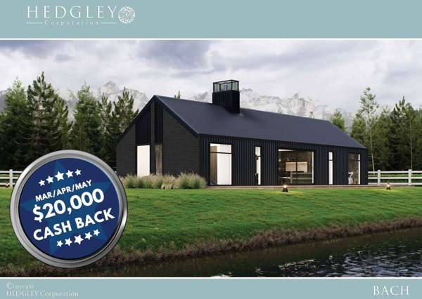 Wanaka 3房  THE BACH 155m2 / SECTION 700m2