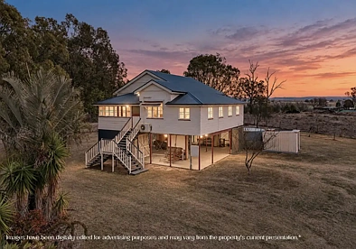 Regency Downs 3 Bedroom Queenslander Character on 26.5* Acres with Stables & Spring-Fed Dam