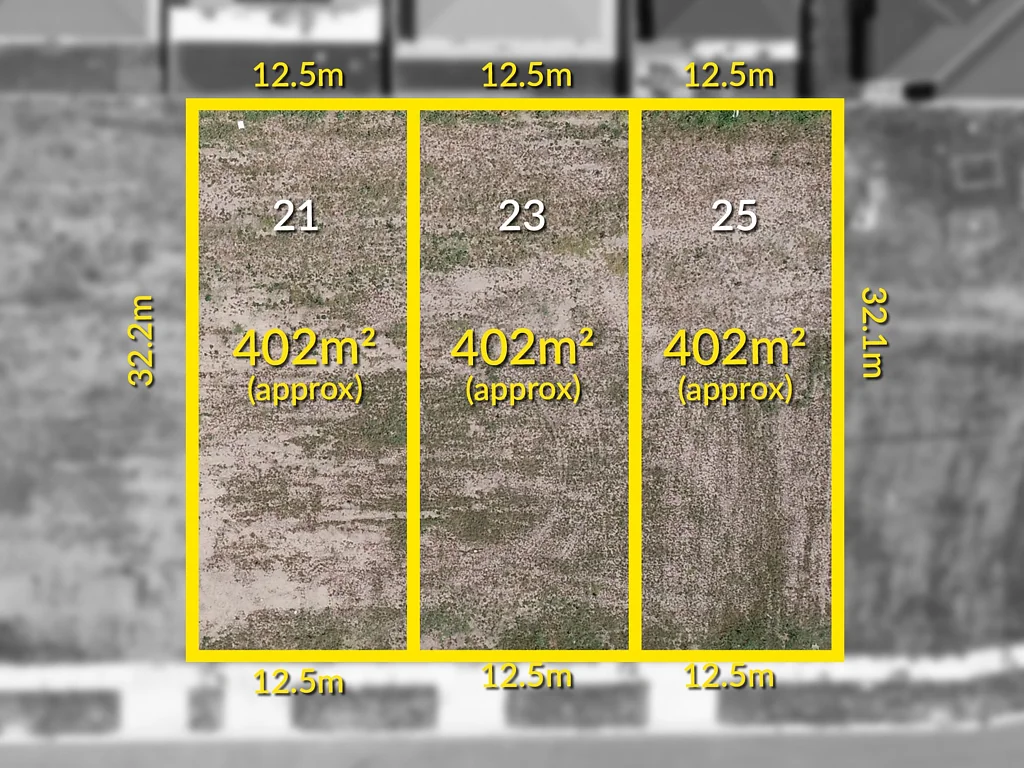 Mount Duneed Three Adjacent 402m? Titled Blocks in Mount Duneed