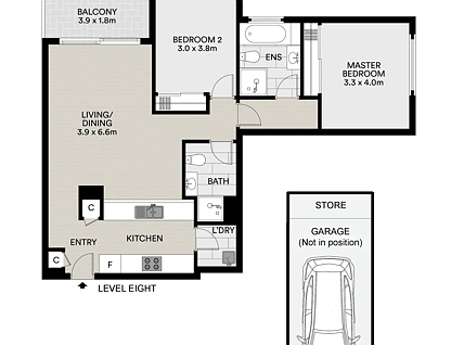 192/208-226 Pacific Highway, Hornsby, Upper North Shore, 2 कमरे, 2 बाथरूम, Apartment