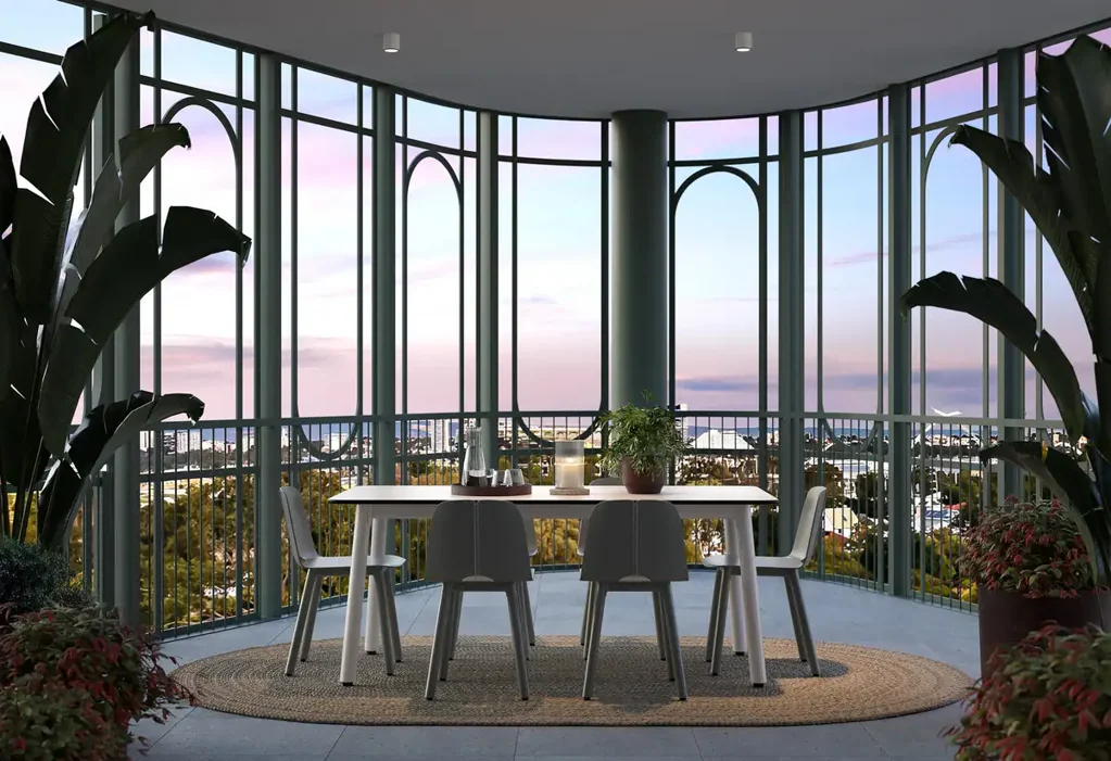 Mount Lawley 3房  Luxury Corner Apartment with Stunning City Views