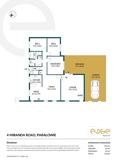 4 Miranda Road, Paralowie, SA 5108, 3 slaapkamers, 1 badkamers, House