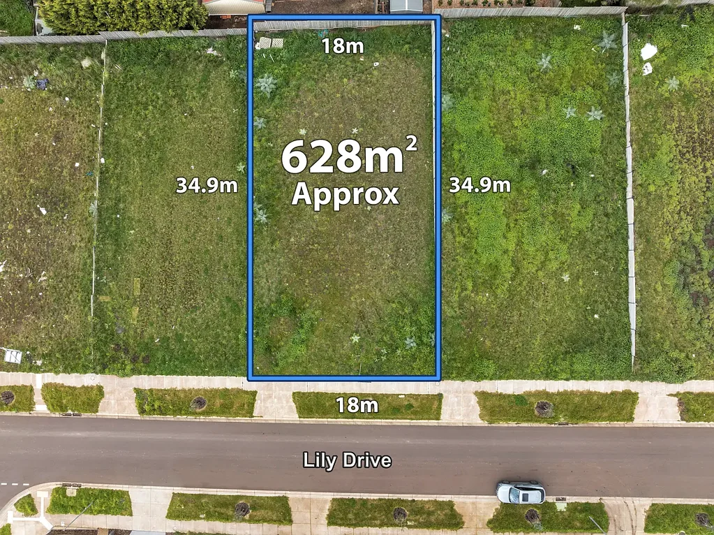 Wallan NORTH-FACING 628m2 TITLED LAND IN A CONNECTED WALLAN LOCATION