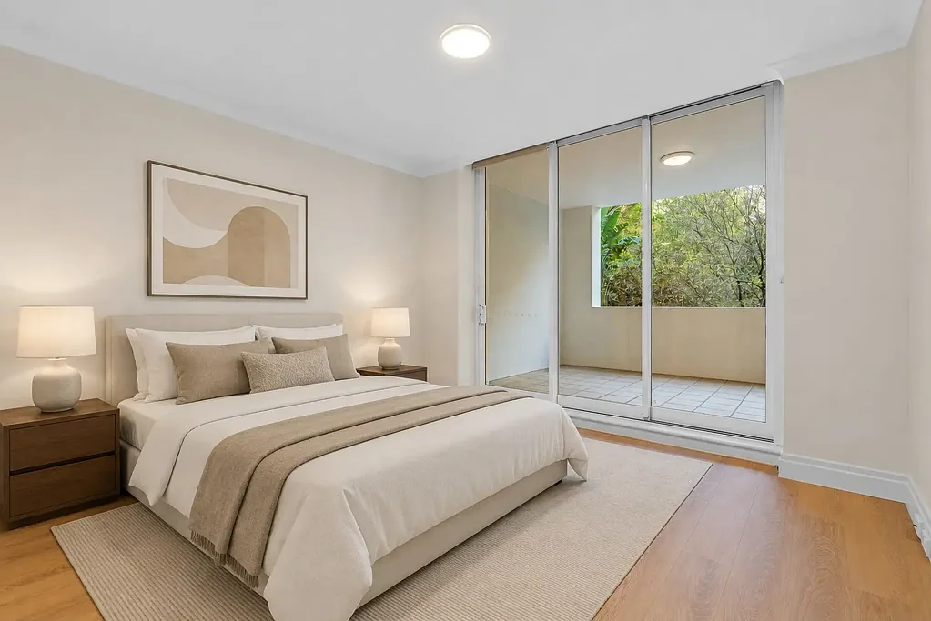 Two-Bedroom Apartment with Oversized Entertainer's Balcony - Freshly repainted and new flooring!