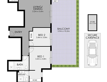 31/146-152 Parramatta Road, Homebush, Inner West, 2 habitaciones, 2 baños, Apartment