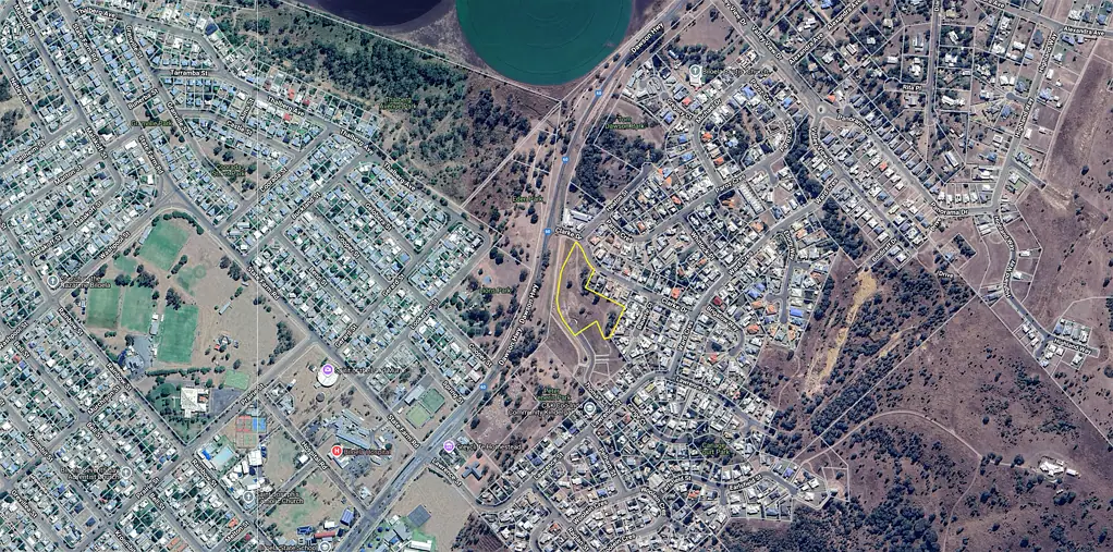 Biloela  1.67ha Prime Development Site  Subdivision, Motel, or Accommodation Opportunity