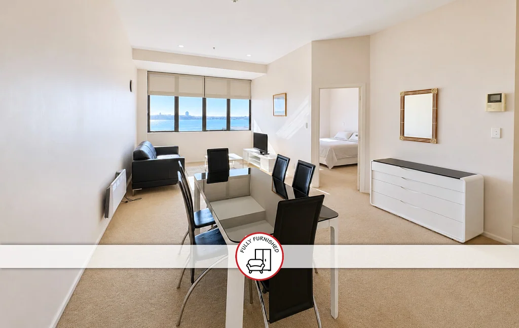 Furnished 2 Bedroom Apartment with Stunning Views – Prime Auckland CBD Location