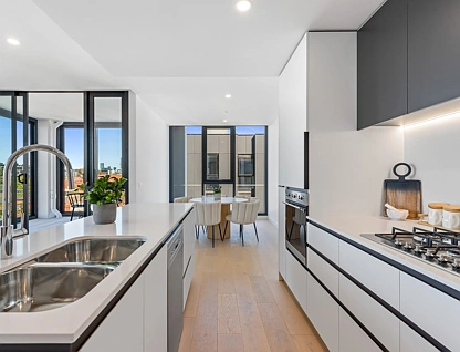 405/171 Buckingham Street, Richmond, Inner East Melbourne, 3 રૂમ, 2 બાથરૂમ, Apartment