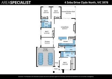4 Zebu Drive, Clyde North, VIC 3978, 4 slaapkamers, 2 badkamers, House