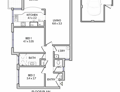 1/123-125 Clareville Avenue, Sandringham, St George, 2部屋, 1バスルーム, Apartment