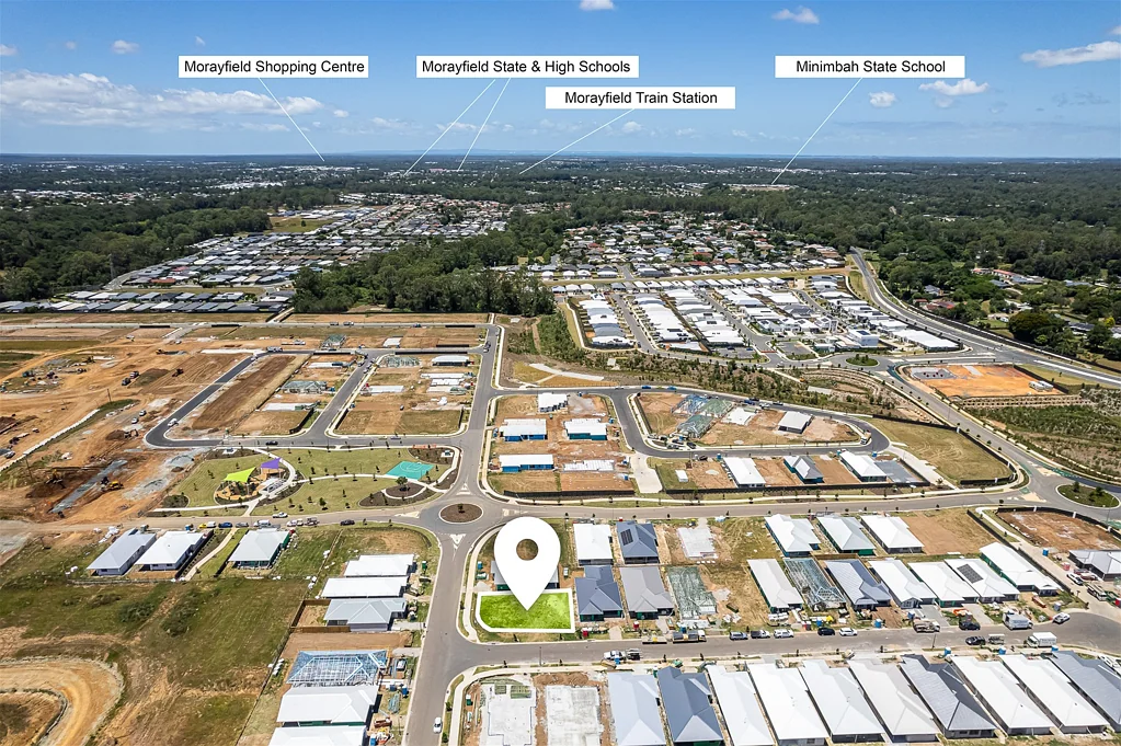 Caboolture 495平米宽绰地块 中心新社区环绕 公园步道相伴 学校便捷 生活设施丰富 快速通达高速 495m REGISTERED LAND - READY TO BUILD IN LILYWOOD LANDINGS