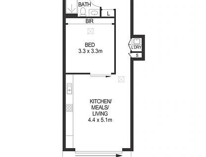 Level 11/1103/248 Flinders Street, Adelaide, Adelaide CBD, 1 habitaciones, 1 baños, Apartment