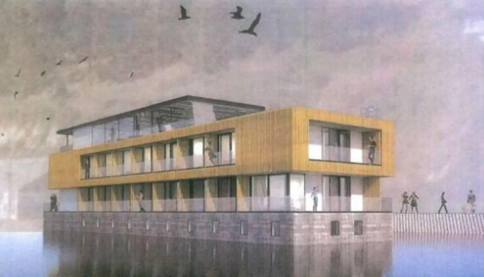 城会玩,Oamaru 海港正在规划修建新西兰首家漂浮的水上豪华酒店