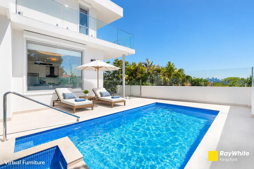 Modern Upscale Residence with Extensive Harbor Panorama