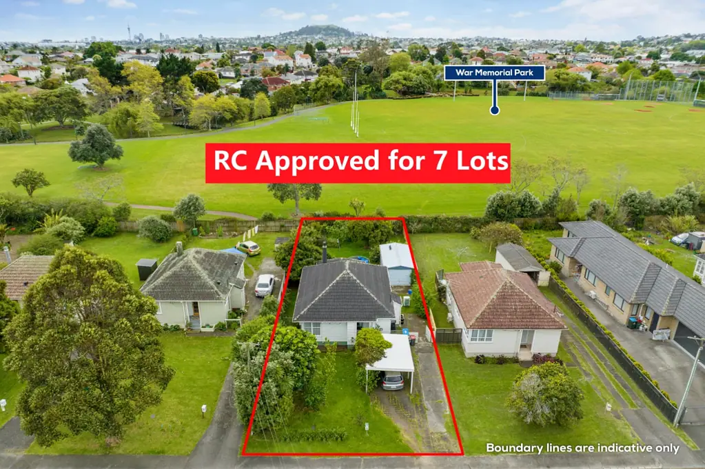 Mount Roskill 3Kwarto Prime THAB zoned site 612m freehold land.