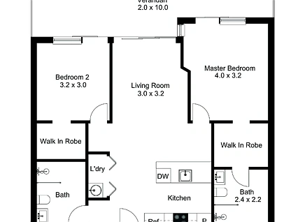 503/10 Bishopsgate Street, Wickham, Newcastle, 2房, 2浴, Apartment