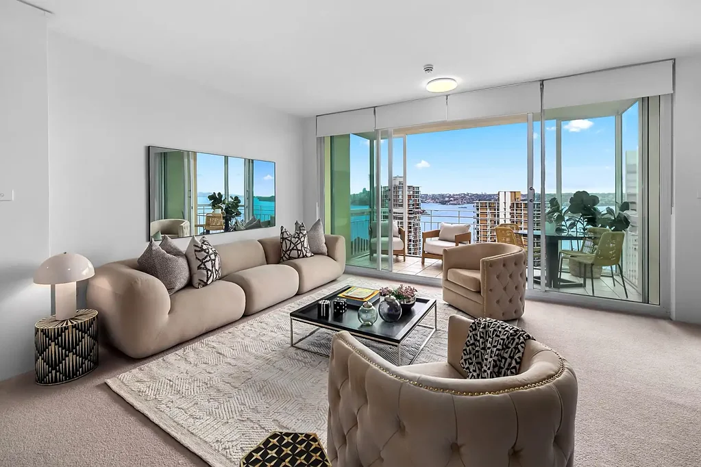 Darling Point 3Zimmer ‘Winslow Gardens’ Spacious North-Facing Apartment With Spectacular Harbour Views, Alfresco Balcony & Parking
