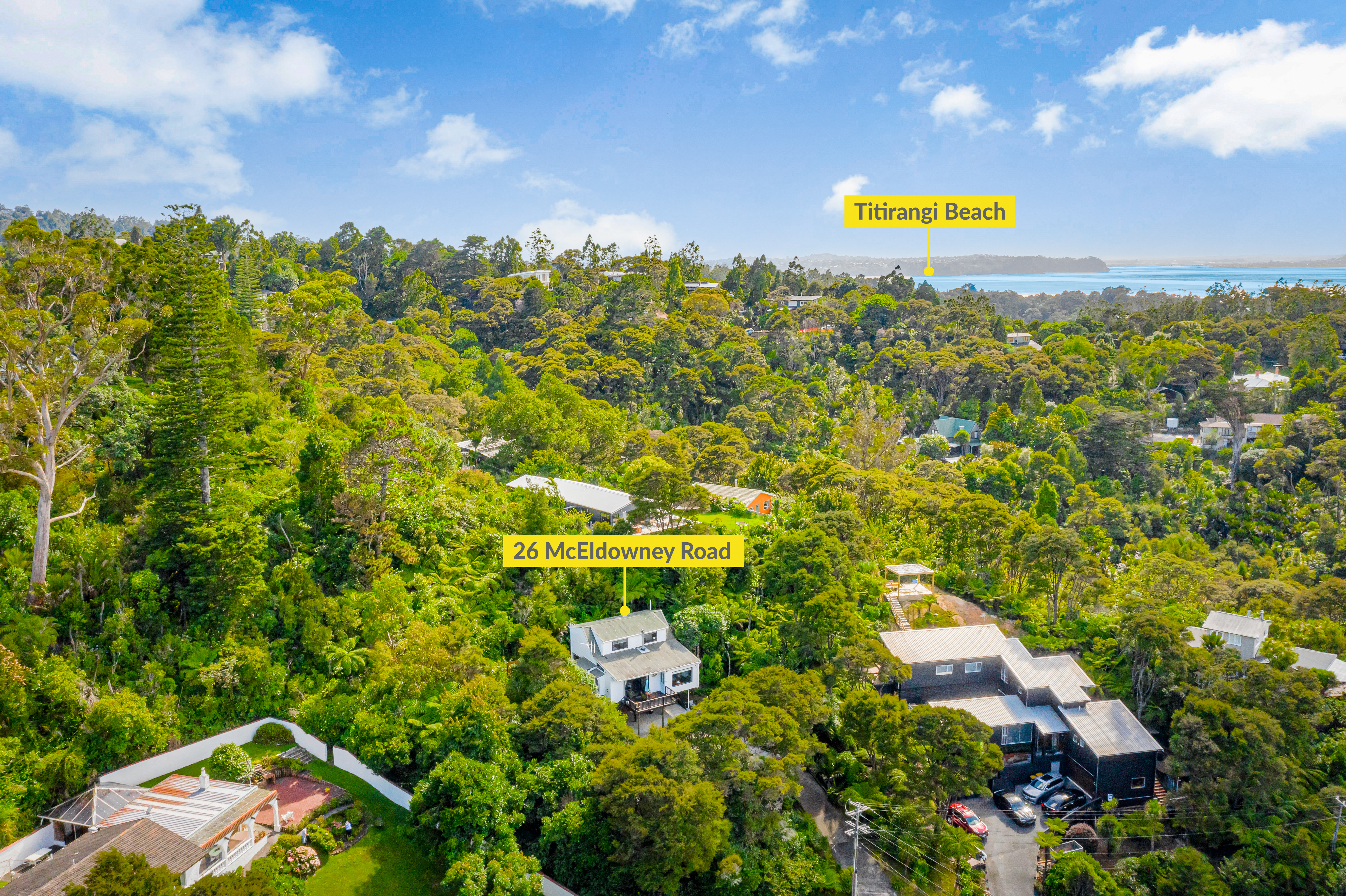 26 Mceldowney Road, Titirangi, Auckland - Waitakere, 4 कमरे, 1 बाथरूम, House