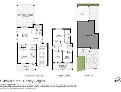 5A Stroker Street, Canley Heights, South Western Suburbs, 3 कमरे, 2 बाथरूम, Apartment