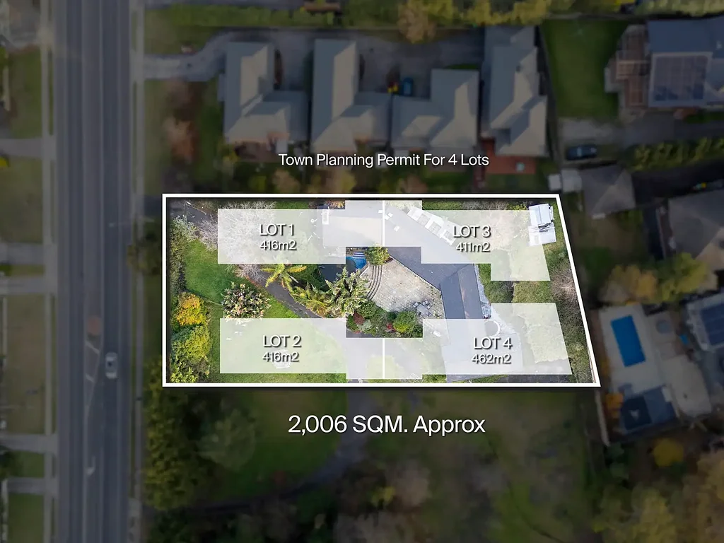 Chirnside Park 5 Bedroom Location, Location! Approved Planning Permit For 4 Lots!