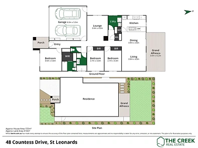 户型图 - 48 Countess Drive, St Leonards, VIC 3223