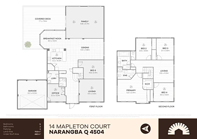 14 Mapleton Court, Narangba, QLD 4504, 5 રૂમ, 2 બાથરૂમ, House