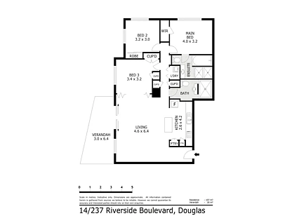14/237 Riverside Boulevard, Douglas, QLD 4814, 3部屋, 2バスルーム, Apartment