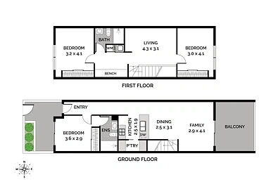 7/181 Sutherland Crescent, Taylor, ACT 2913, 3 침실, 2 욕실, Townhouse