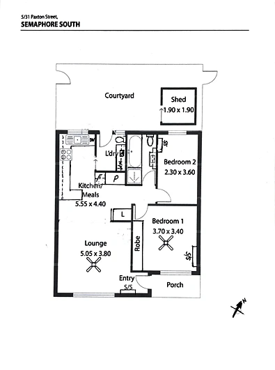 5/31 Paxton Street, Semaphore South, SA 5019, 2 Schlafzimmer, 1 Badezimmer, Unit