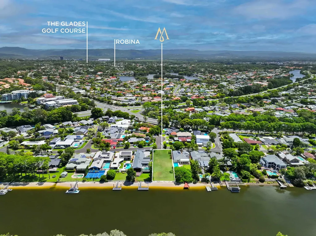 Mermaid Waters  Prime Waterfront Land in Mermaid Waters Approved Plans Included  – Rare Opportunity!
