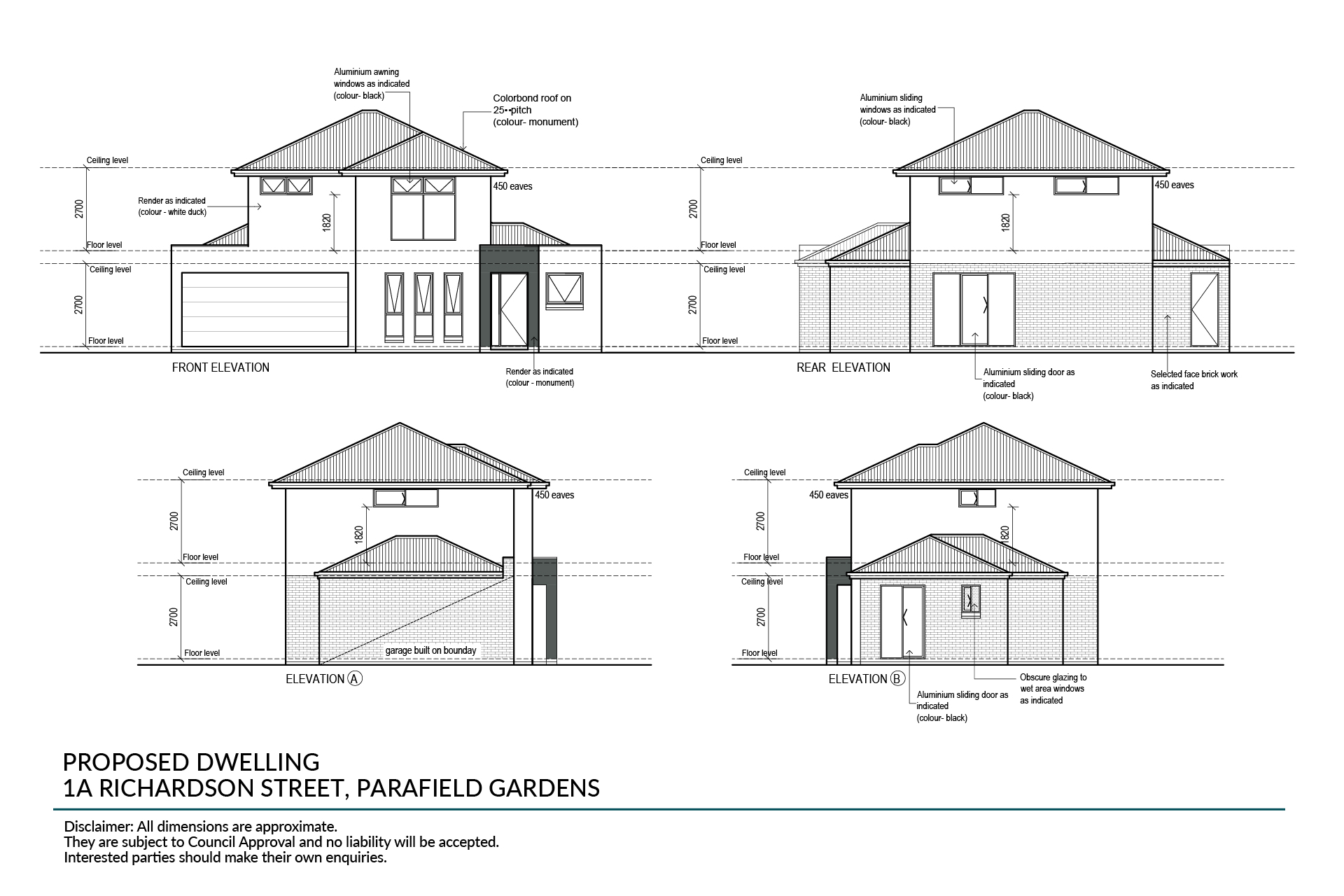 1A RICHARDSON ST, PARAFIELD GARDENS SA 5107, 0 ਕਮਰੇ, 0 ਬਾਥਰੂਮ, Section