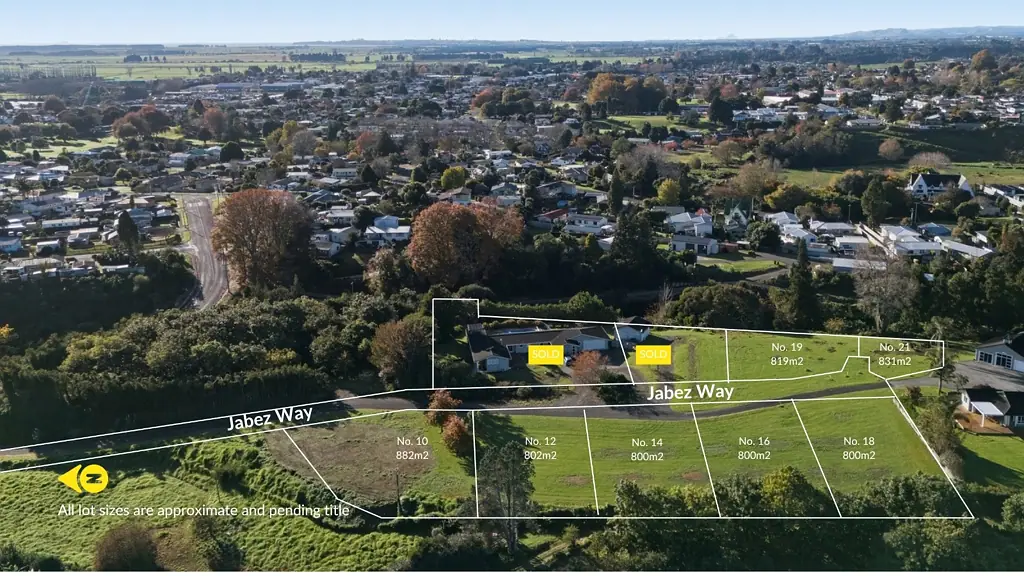 Te Puke SECTIONS - FROM VISION TO REALITY