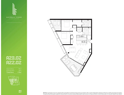 2202/11 Australia Avenue, Sydney Olympic Park, Parramatta (Northwest suburbs), 2 phòng ngủ, 2 phòng tắm, Apartment