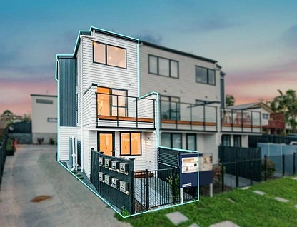Lot 3/82 Rosewarne Crescent, Glendene, Waitakere City, 3 ਕਮਰੇ, 2 ਬਾਥਰੂਮ, Townhouse
