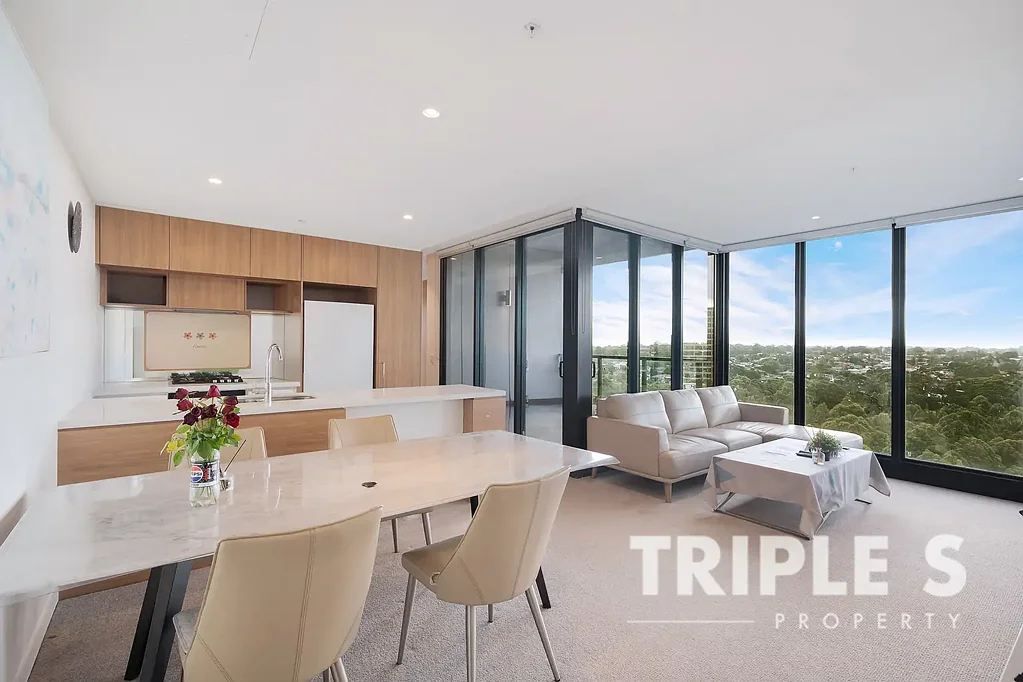 North Ryde 2部屋 Remarkable top level 2 bed + study with amazing views